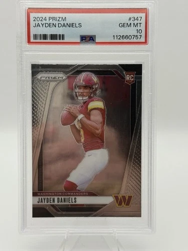 2024 Prizm Jayden Daniels #347 PSA 10 GEM MT  (RC)
