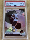 2021 Mosaic Justin Fields Silver Prizm RC PSA 10