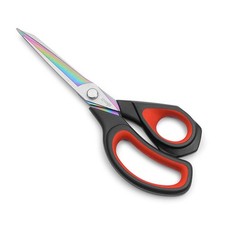 Premium Tailor Scissors Heavy Duty Multi-Purpose Titanium Coating Forged Stai...