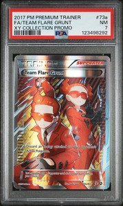 PSA 7 Pokemon Team Flare Grunt 73a/83 XY Collection Alternate Art Promo
