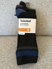 Timberland Men s Cushioned Boot Socks 4pairs Wool Multicolor