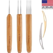 5 Pcs Dreadlock Crochet Hook Tool for Hair Dreadlocks Braid Craft Needle Weaving