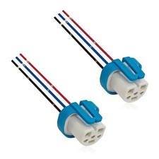 PCS Headlight Wiring Harness 3-Pin Ceramic Headlight Connector Plug 2