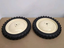 Ertl Pedal Tractor Rear Wheel 12 x 1.75 Set Allis Chalmers Cream 