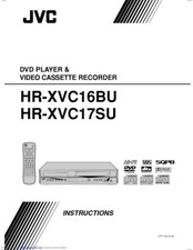 JVC HR-XVC16BU HR-XVC17SU VCR Owners Instruction Manual Reprint