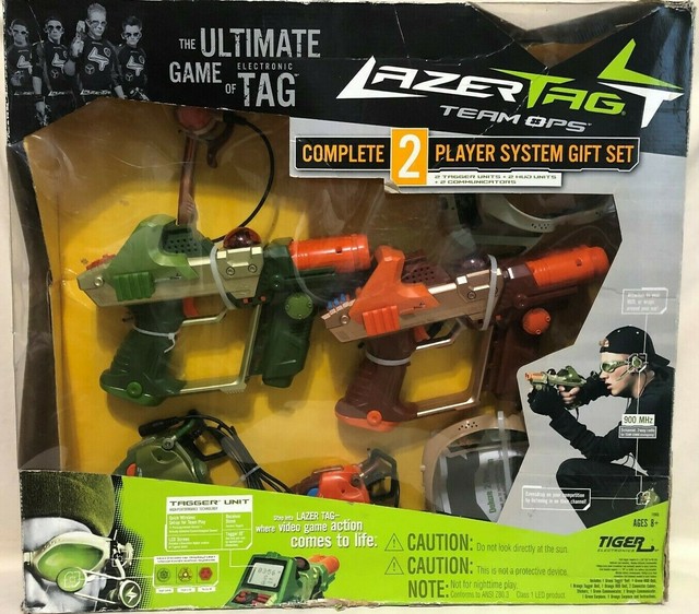 Lazer Tag Team Ops Complete 2 Player Set - Tiger Electronis 71965 for sale online | eBay