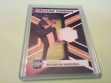 2022 Extra Edition Baseball Patch FUTURE THREADS White BRANDON BARRIERA Blue Jay