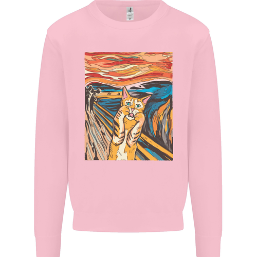 Sudadera Jumper para Hombre Pintura Grito Gato Parodia - Imagen 94 de 106