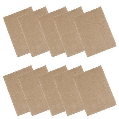  10 Pcs Ribbon for Wreath Making Burlap Coasters Brown Man Banquet