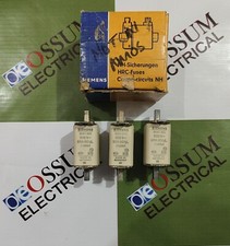 SIEMENS 3NA1003 (500V M00x35) 35A NH FUSES - LOT OF 3PCS FREE FAST SHIPPING