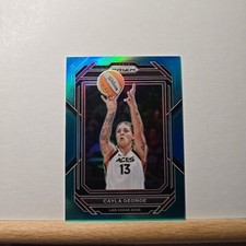 2023 Panini Prizm WNBA Basketball Cayla George base TEAL Prizm 25/49 card # 58