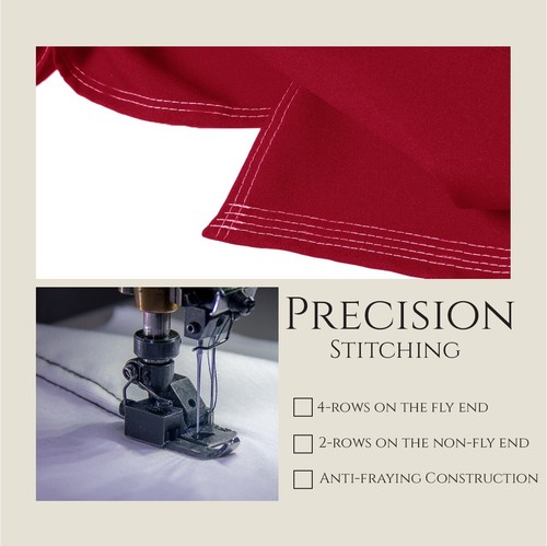 Promo Patriot's Georgia GA Staatsflagge einlagiger umgekehrter Druck 200D Nylon - Bild 20 von 66