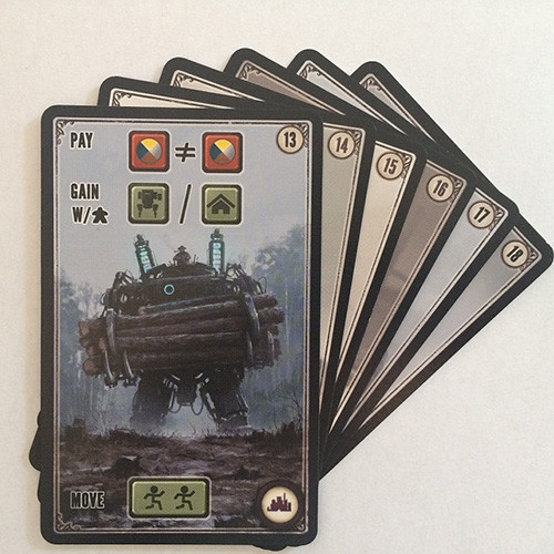 Stonemaier Games - Scythe: Kickstarter Promo Pack #4 - Factory Cards (13-18) - Picture 2 of 2