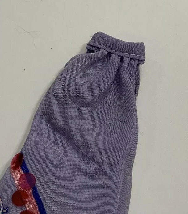 VESTIDO BRATZ JADE FORMAL FUNK 2003 PÚRPURA CLARO ROSA AZUL FLORAL MUÑECA ROPA Foto 2 de 4