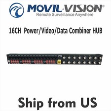 16 CH Power/Video/Data Combiner HUB HD/AHD/CVI PVD-516B