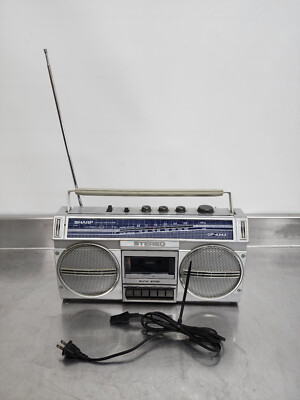 SHARP GF-4343 Stereo Radio Cassette Recorder 1980's Boombox