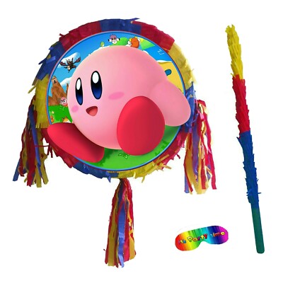 Happy Birthday Piñata Party Thema PSP XBOX Kirby Switch Spiel Dream Return Land