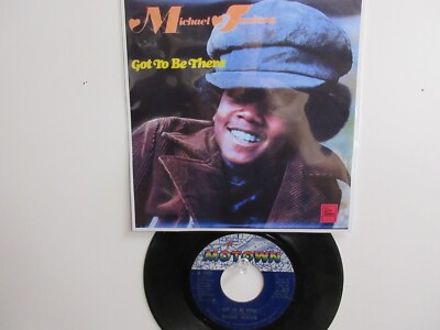     ' MICHAEL JACKSON ' HIT 45 + PICTURE [[GOT TO BE THERE]   1971 !   