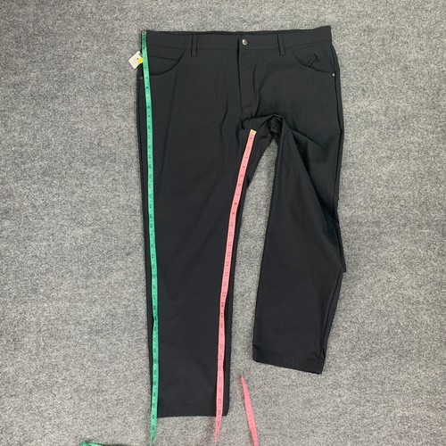 Adidas Pants Mens 40 Gotham Grey Adicross Stretch Nylon Performance Golf Chino - Picture 7 of 11