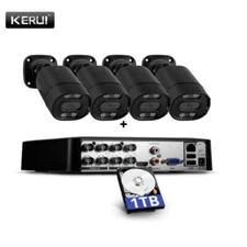 KERUI 8CH H.265 DVR 1080P Outdoor CCTV Home Security +5MP Camera System Kit 