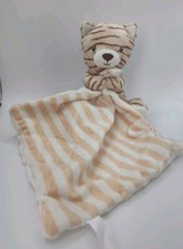 Walgreens Tiger Lovey Plush Striped Baby Security Blanket Soft Plush Dot Fabric