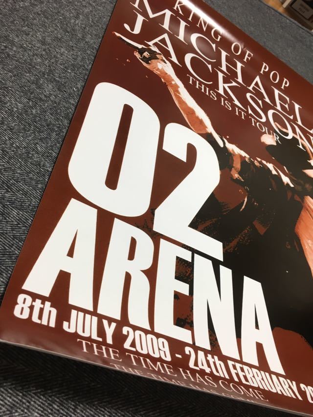 マイケルジャクソン THIS IS IT O2 ARENA 会場用ポスター マイケル・ジャクソンTHIS IS IT』、劇場用ポスター公開