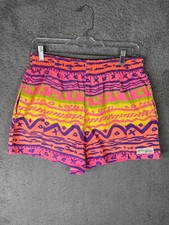 Vintage OP Ocean Pacific Swim Shorts Men Medium 30 in Multicolor USA Made 80's