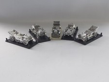 Vintage USSR Toy Cars Straume Set of 5 Soviet Souvenir Models 1980s Rare