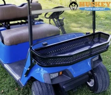 Heavy Duty Front Clay / Cargo Basket for EZGO TXT Golf Cart w/ Mounting Brackets