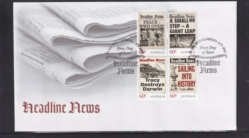 Australia 2013 Headline News FDC