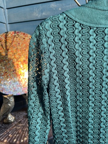 3pc Set Vintage Lillie Rubin Women's Duster & Jumpsuit Pantsuit+ belt Mint Cond! - Picture 6 of 11
