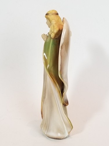 Vtg. Greenbrier International Praying Angel Porcelain Glazed Figurine 10" (Flaw) - Picture 6 of 8