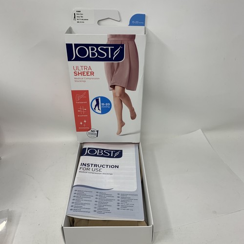 Jobst Ultra Sheer Sz Medium Waist High Compression Stockings 15-20mmHg - Picture 7 of 8