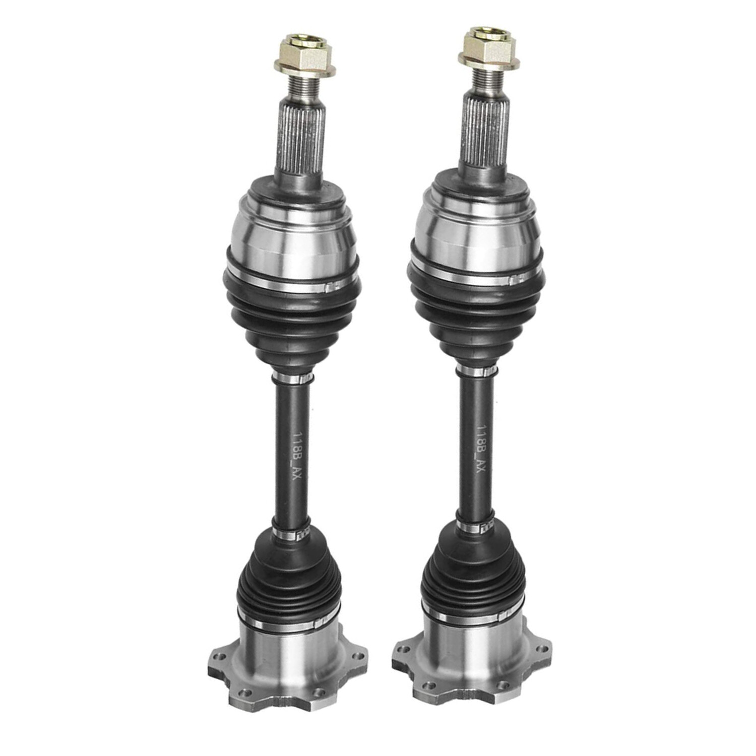 4WD 6Lug Front CV Axle Shafts for Chevy GMC Silverado Sierra 1500