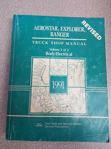 GENUINE 1991 FORD AEROSTAR, EXPLORER,RANGER TRUCK SHOP MANUAL VOL.1&2*NICE/CLEAN - Picture 2 of 2