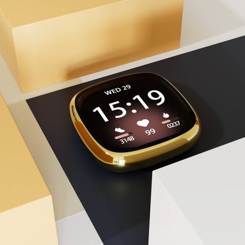 Custodia per Fitbit Versa 4 TPU Custodia Schermo Completo Protezione 360° Bumper Shell Cover - Foto 5 di 20