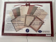 Creative Memories Holly Dazzle 4 Printed Journaling Boxes 8 Printed Photo Mats