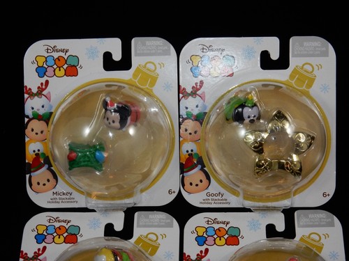 Disney Tsum Tsum Christmas Mini Vinyl Figures Ornaments ~ Mickey & Friends - Picture 3 of 4