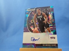 Desmond Bane Prizm Draft Picks 2020 RC Rookie Prospect Autograph Blue Ice /75