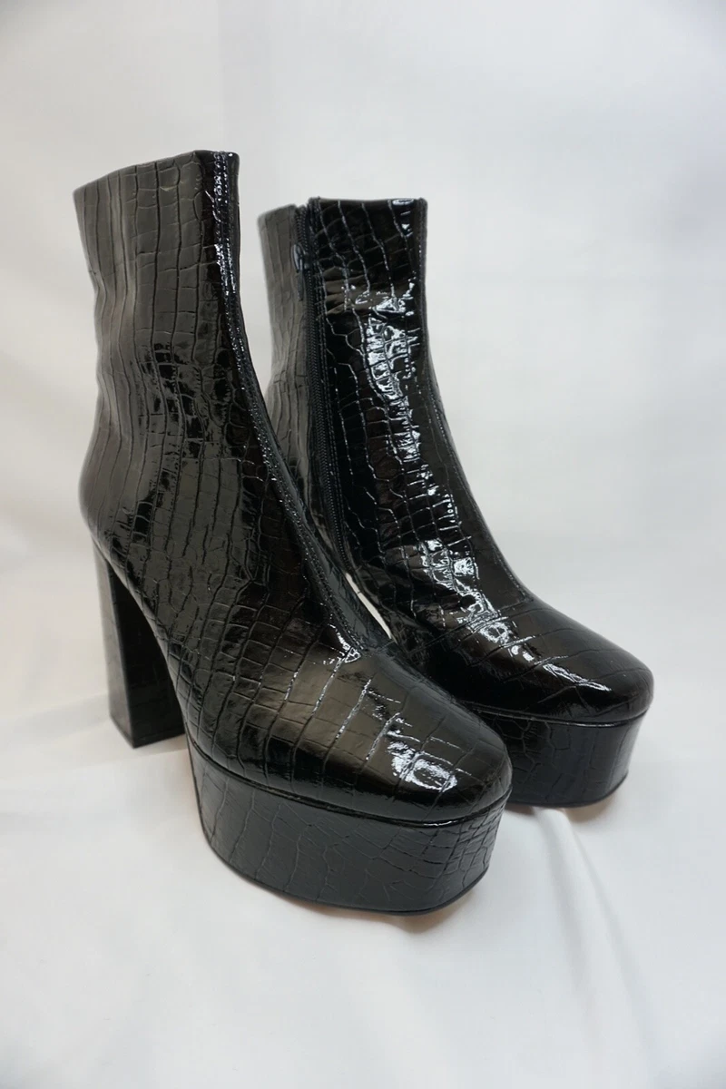 Kurt geiger black patent clearance boots