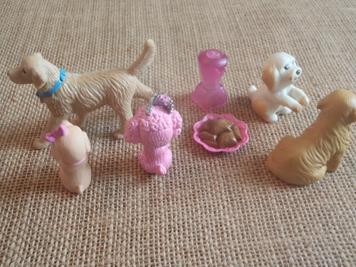 Mattel Barbie Perro Lote Caniche Cachorro Lote de 5 Mascotas D93 - Imagen 5 de 6