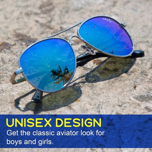 Baby Aviator Sunglasses for Kids - Idol Eyes Toddler - Picture 5 of 15