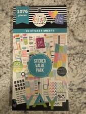RARE Happy Planner Sticker Book - Sticker Value Pack 1076 Piece *Joann Exclusive