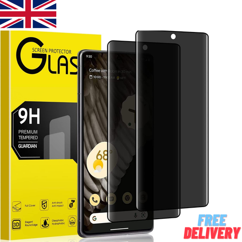 Privacy Screen Protector Tempered Glass For Google Pixel 9/9Pro 8Pro 8/7/7A/7Pro - 第 1/15 張圖片