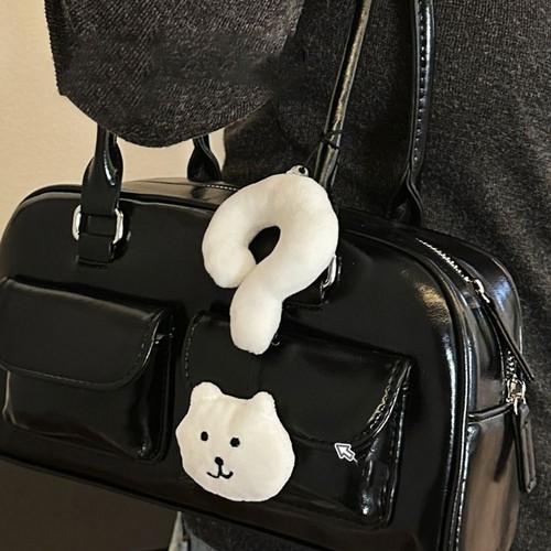 Plush Kitten Plush Toy Keychain Soft Stuffed Doll Pendant Car Key Ornament - Picture 7 of 7