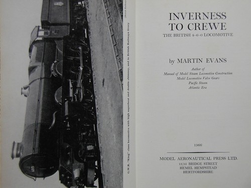 Inverness to Crewe: The British 4-6-0 Locomotive. By Martin Evans. 1966 HB in DJ - Picture 3 of 4