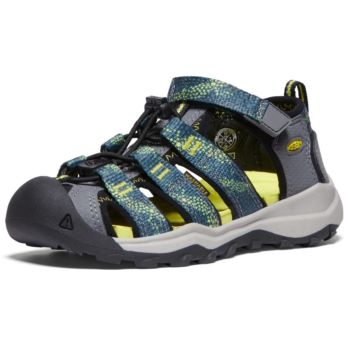 KEEN Newport Neo H2 Closed Toe Water Sandals Sea Moss/Steel  display picture 2