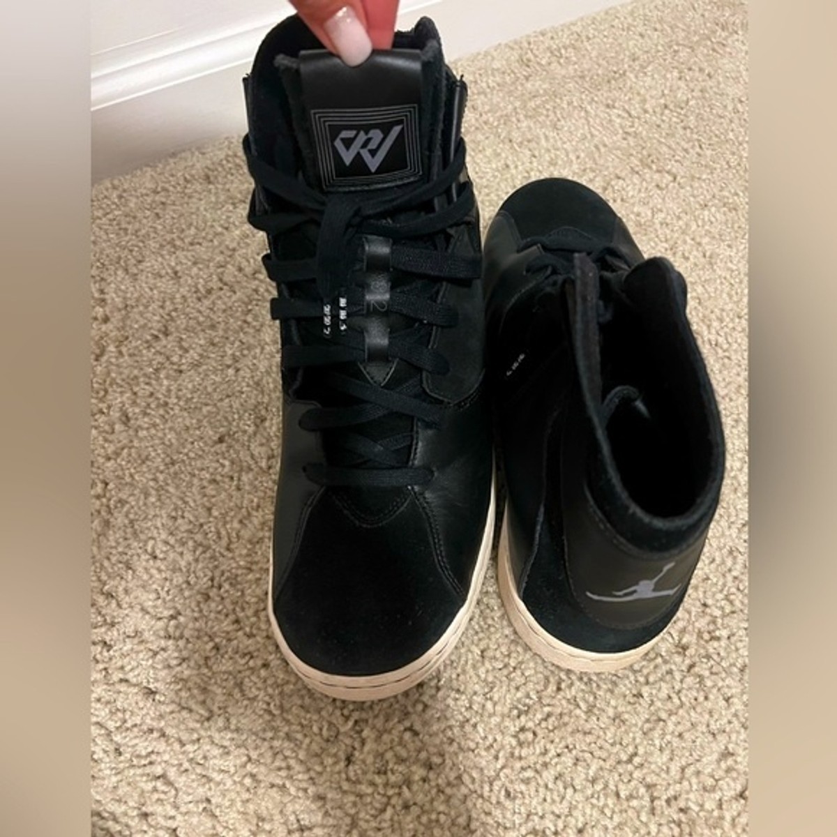 Nike Men's Jordan Westbrook Black-Sail Suede Why Not Basketball size 10