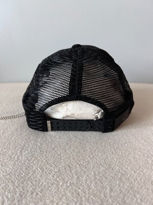 Amiri Script Trucker Hat - Black Peach - NEW | eBay