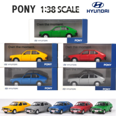 HYUNDAI Motor Car [Pony] Mini Diecast 1:38 Miniature Display